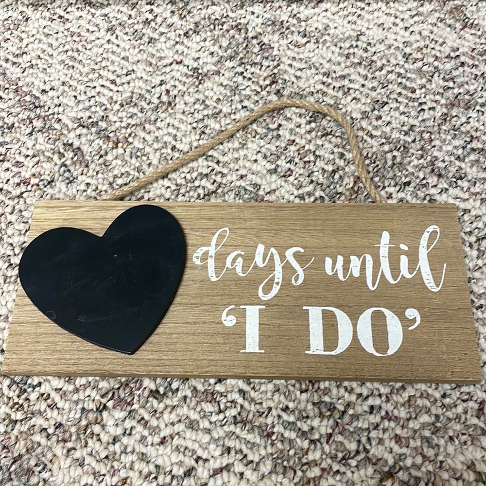 Wedding day countdown